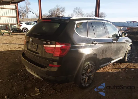 2017 BMW X3 xDrive28I from USA, damaged, VIN 5UXWX9C52H0D95927